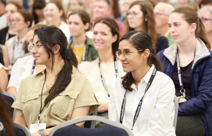 Attendees at a session