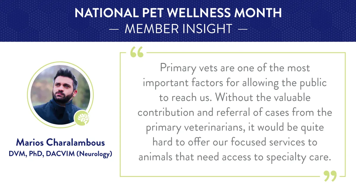 Marios Charalambous, DVM, PhD, DACVIM (Neurology)