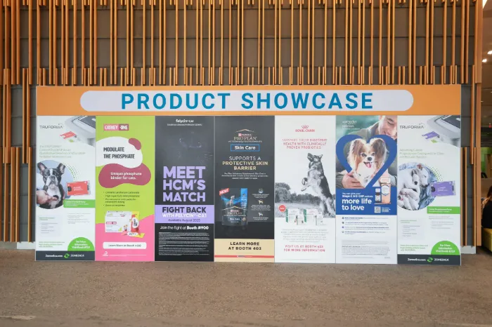 Product Showcase structure highlighting 7 sponsor artwork panels