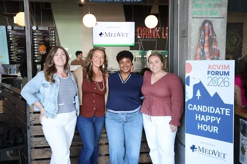 Sponsors at Candidate Happy Hour