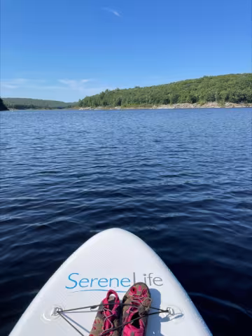 Dr. Kim's paddleboard