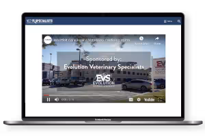 Video mockup on screen